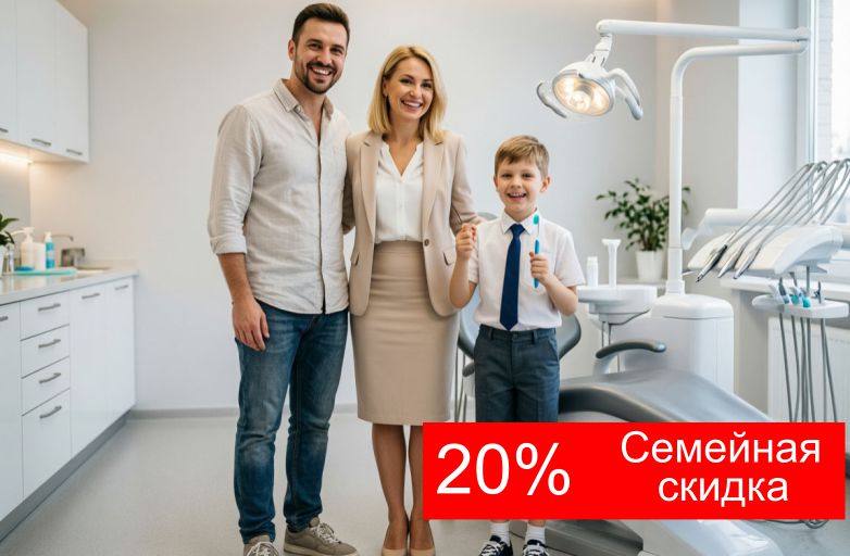 СЕМЕЙНАЯ СКИДКА 20%